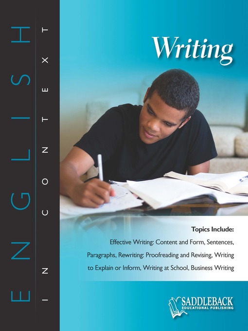 Title details for Writing by Saddleback Educational Publishing - Wait list